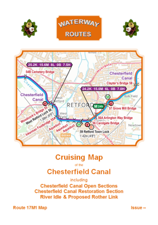 > Chesterfield Canal Map presentation box (thin DVD size)