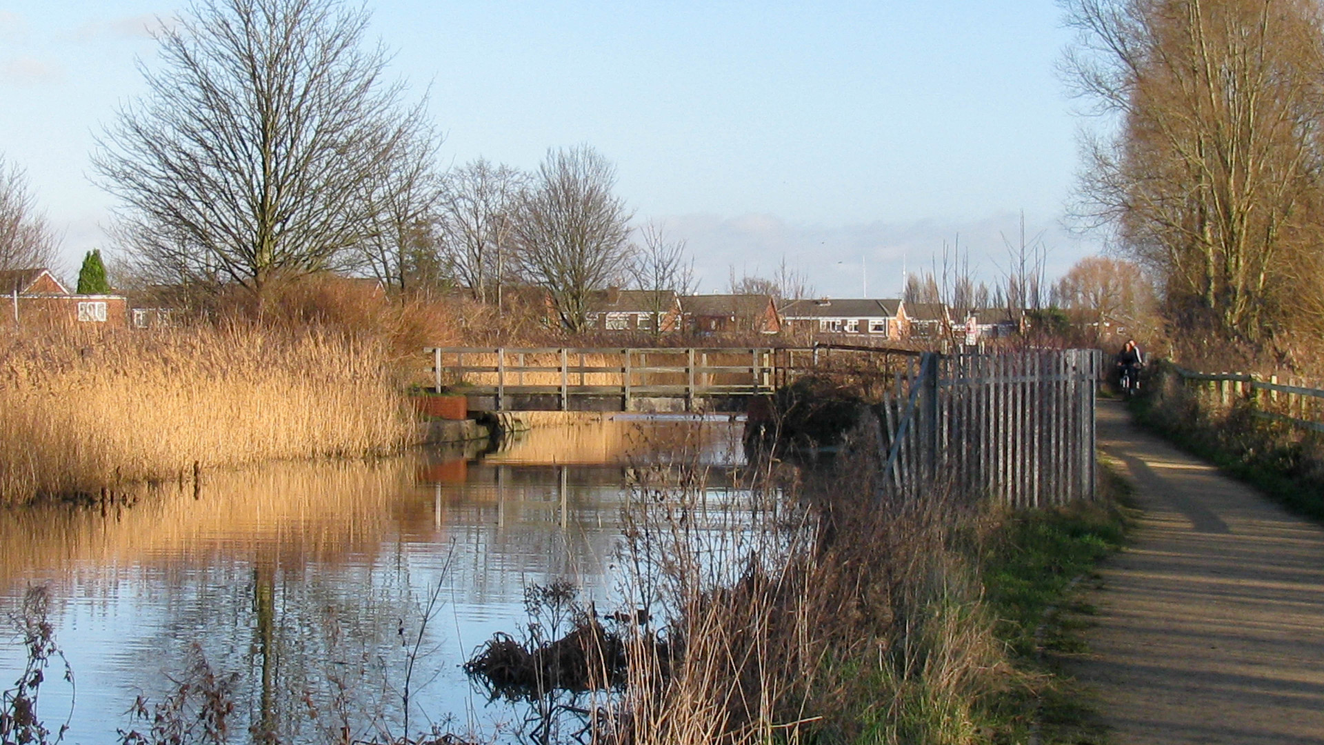 Penketh Swing Bridge is now a fixed bridge