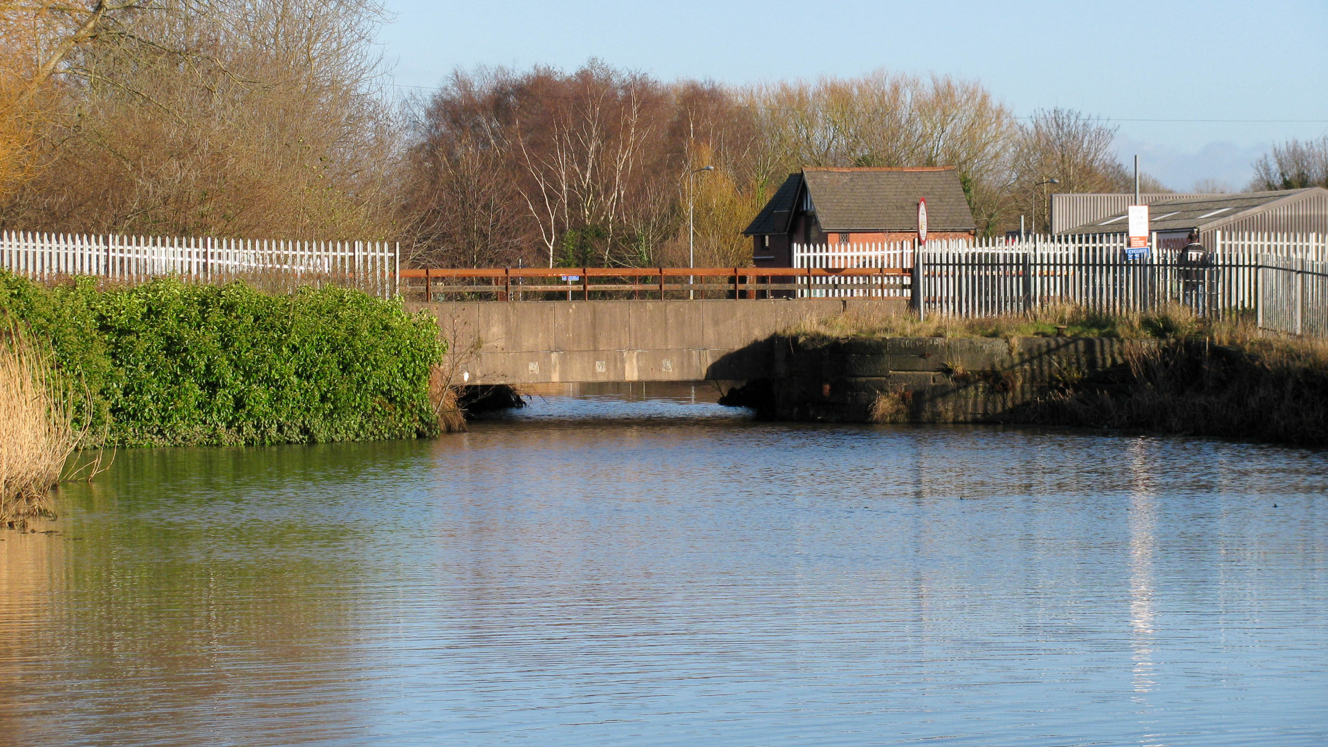 The Swing Railway Bridge is now a fixed bridge