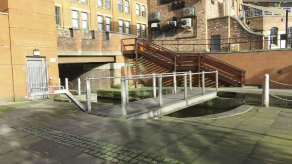 Swing Bridge at the entrance