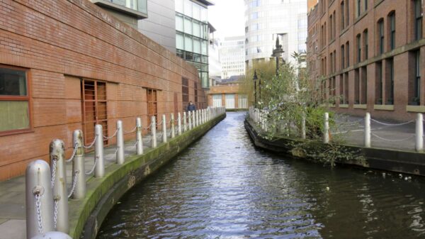 Narrow channel will no longer pass wide beam boats.