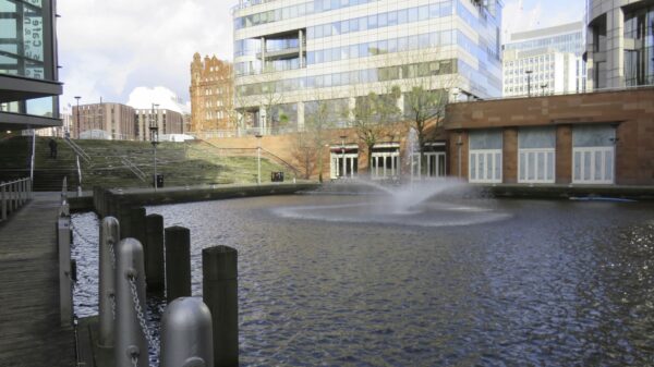 Fountain in the Canal
