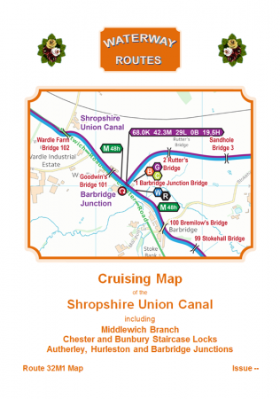 Shropshire Union Canal Map Waterway Routes   32m1 Cover 580 316x450 