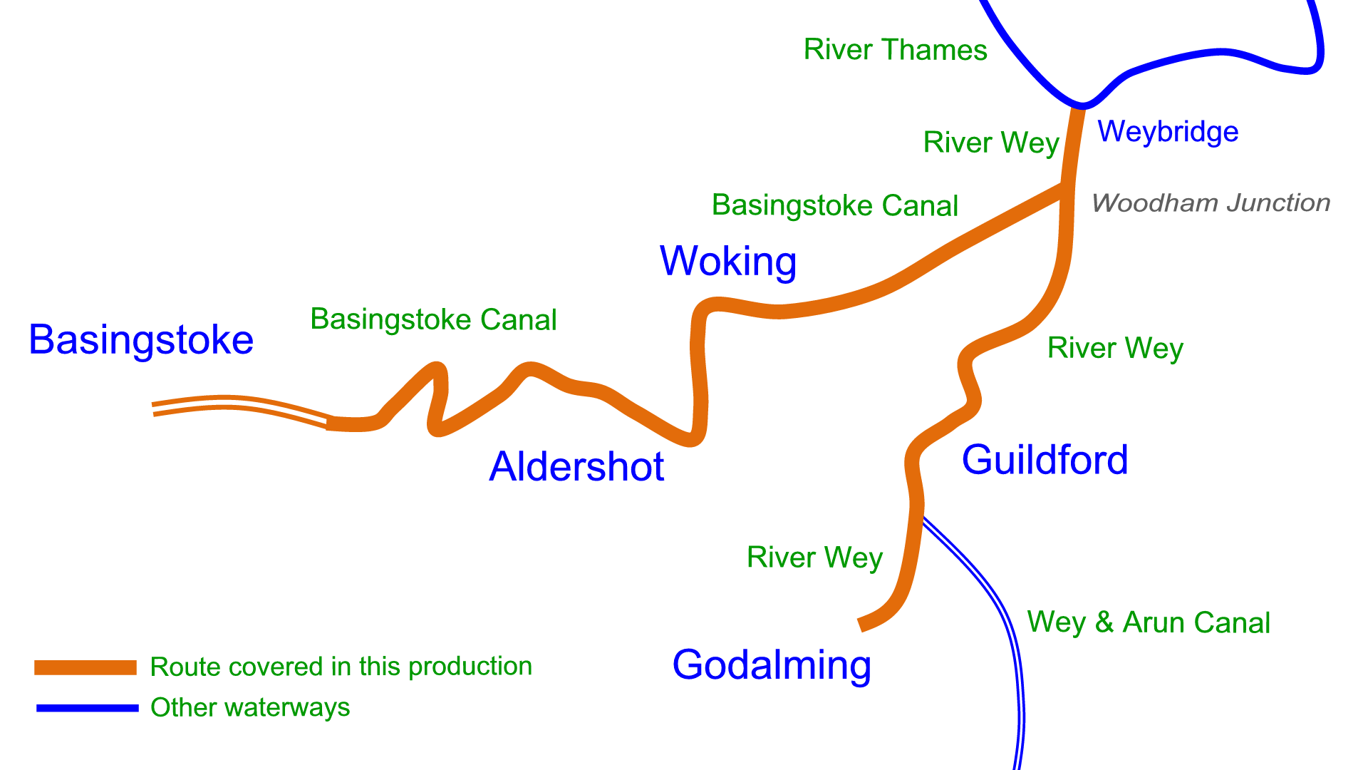 River Wey And Basingstoke Canal Map For Download Waterway Routes   61m1 Rear 1920 1920x1080 