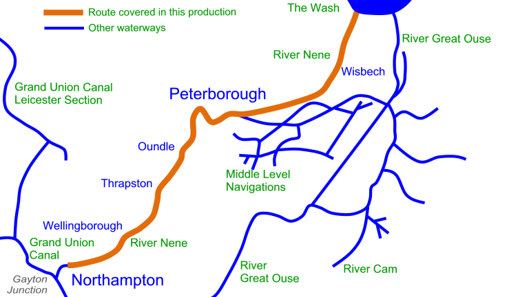 River Nene Maps - Waterway Routes