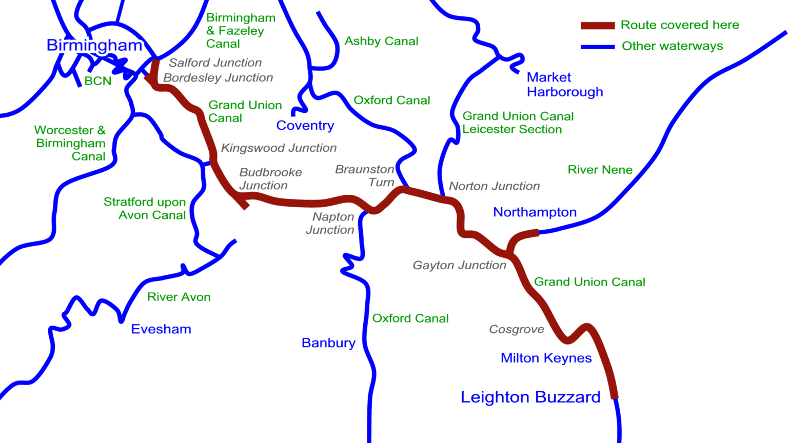 Grand Union Canal (Leicester Section) DVDs – Waterway Routes