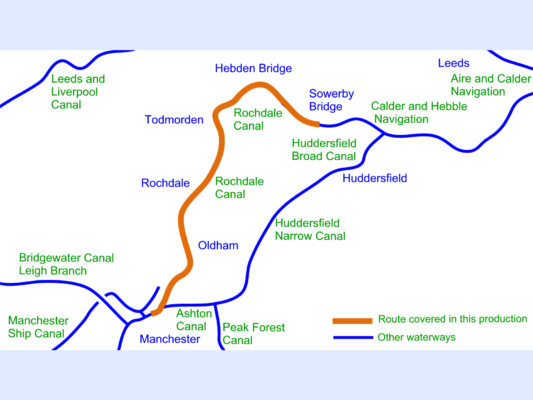 Rochdale Canal Map for Download - Waterway Routes