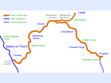 Caldon Canal Map for Download - Waterway Routes