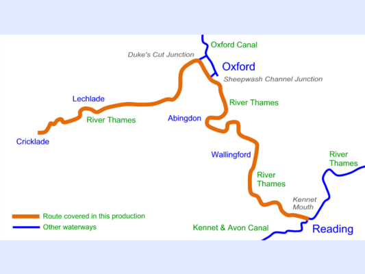 River Thames (Upper) Map for Download - Waterway Routes