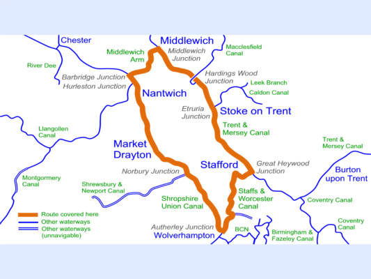 Four Counties Ring Map for Download - Waterway Routes