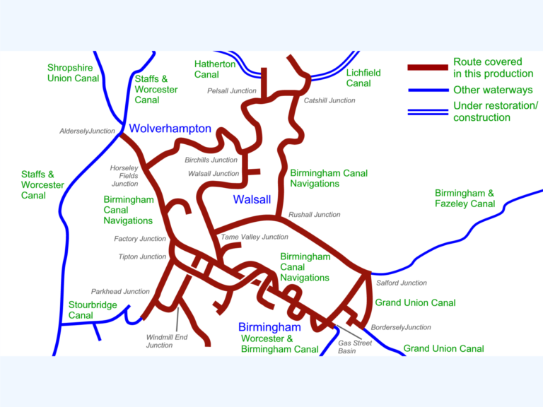 Birmingham Canal Navigations (BCN) DVDs - Waterway Routes